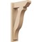 Ekena Millwork 5 1/2-in W x 14-in D x 26-in H Funston Slat Rough Cedar Woodgrain TimberThane Outlooker, Primed Tan OUTUR055X14X26FST24RCPR - alternate 1